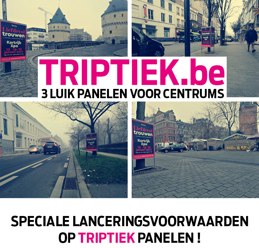 Triptiek 3 luik panelen